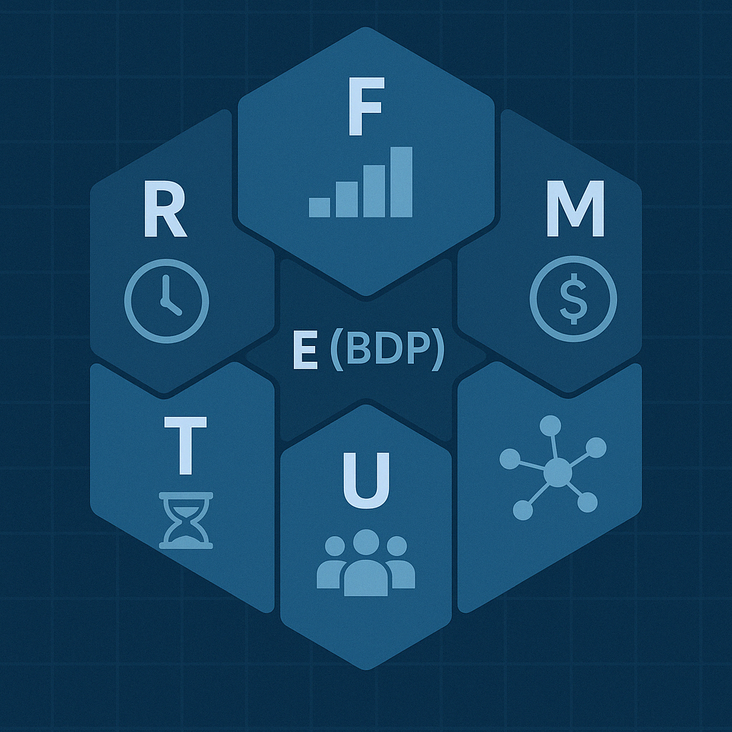 Beyond Basic RFM: Introducing RFM-T-U-E(BDP) for Deeper SaaS Tenant Insights